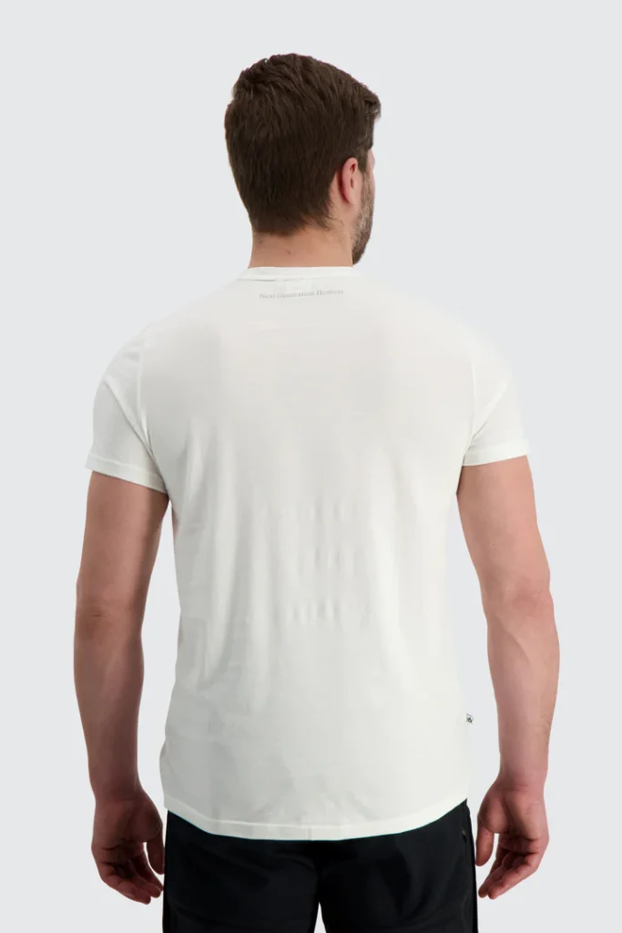 Alaska Cotton Ms T Shirt, Off White 1