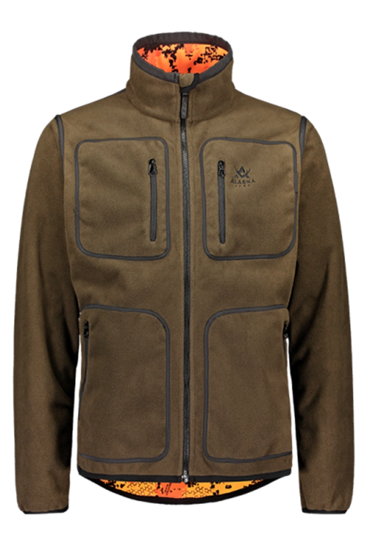 Alaska Reversible flis jakna, dvostrana