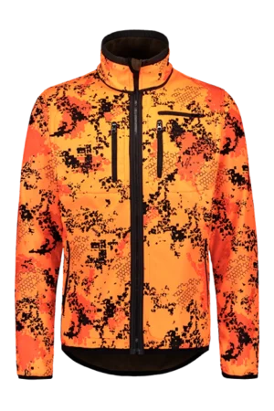 Alaska Reversible flis jakna, dvostrana.webp orange