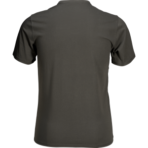Seeland Outdoor 2 pack T shirt ( raven and pine green) back