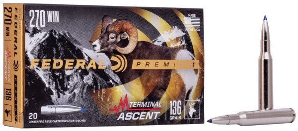 Federal Terminal Ascent , 270. Win, 136 gr