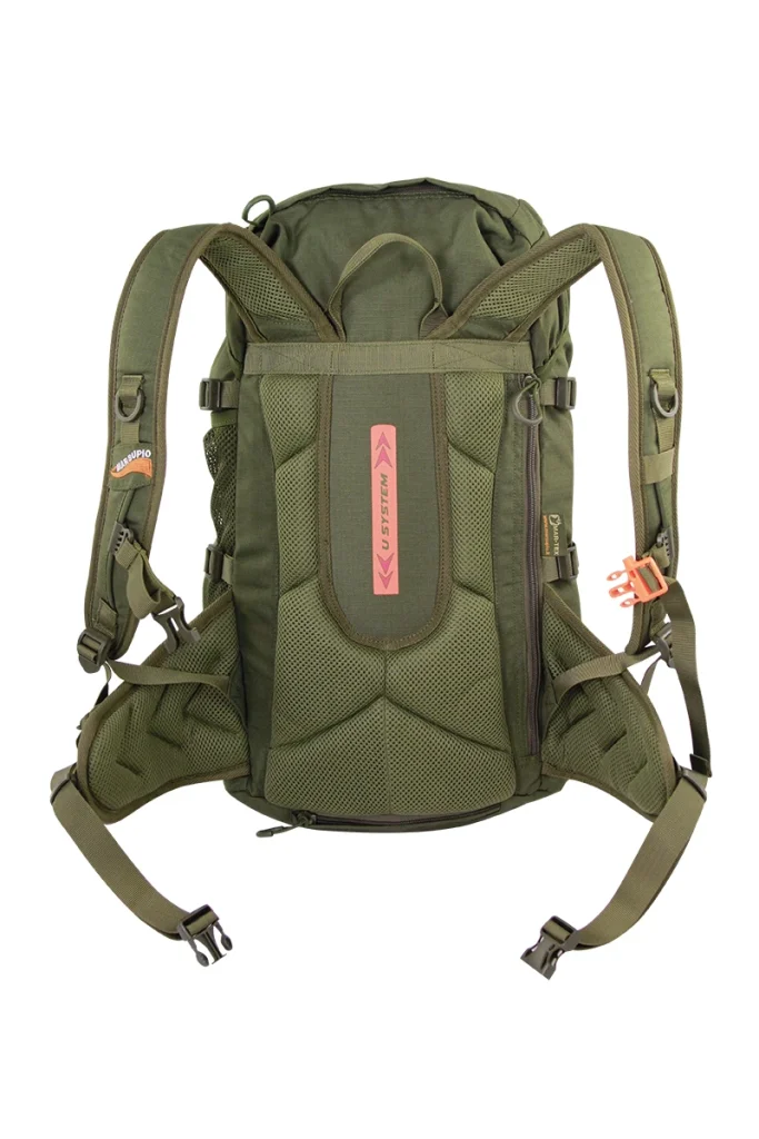 zaino caccia FOREST 25 litri bastino imbottito u system 1