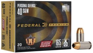 Personal Defense Hydra Shok Deep 40 S&W 165 Grain