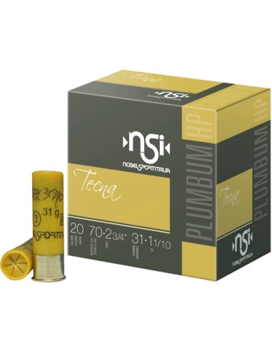 cartucce nobel tecna hp 3 cal 20 70 31 g piombo 3