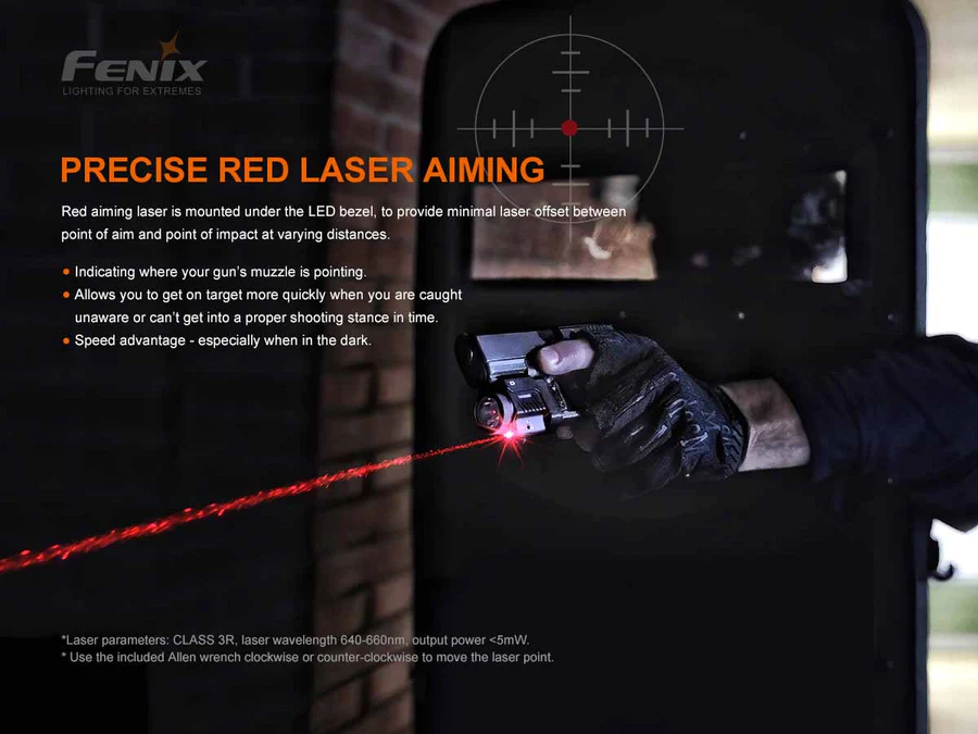 fenix GL22 weapon light laser 900x