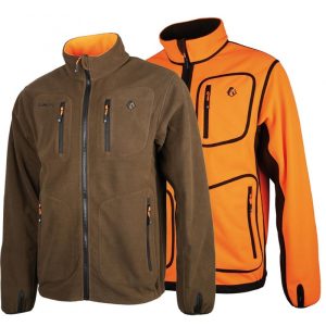 487 veste polar reverse orangemarron