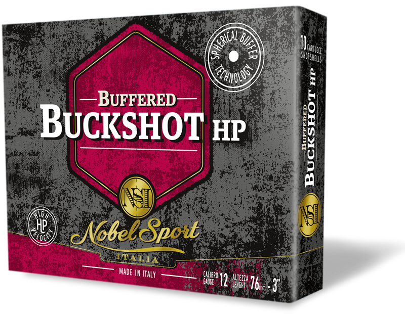 caccia buckshot buffered hp 12 76 nobel sport nsi cartucce componenti caccia