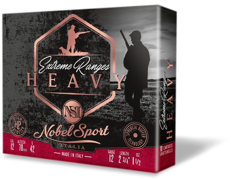 caccia extreme ranges heavy 12 nobel sport nsi cartucce componenti caccia