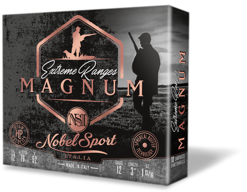 caccia extreme ranges magnum 12 nobel sport nsi cartucce componenti caccia