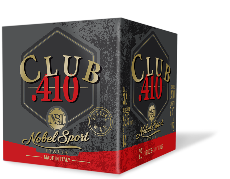 caccia piccoli calibri club 410 nobel sport nsi cartucce componenti caccia
