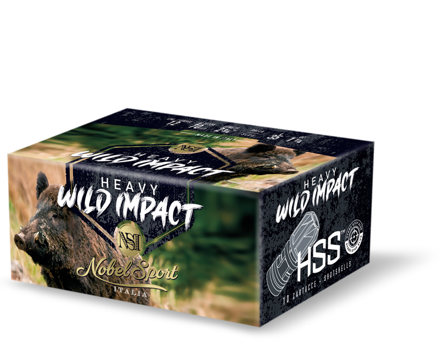 caccia wild impact heavy 12 nobel sport nsi cartucce componenti caccia