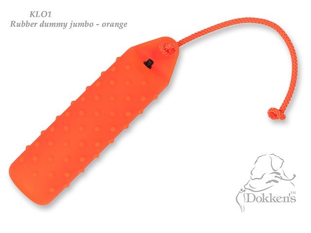 dokken s rubber dummy jumbo orange